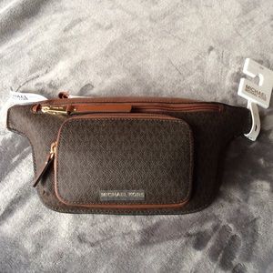 Michael kors double zipper belt bag Clearance